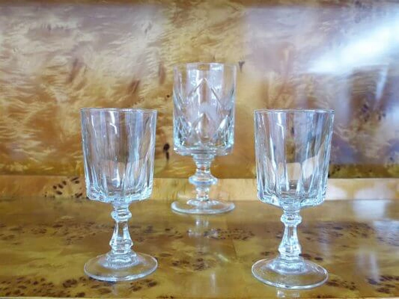 18 Crystal glasses, 1970s 1407268
