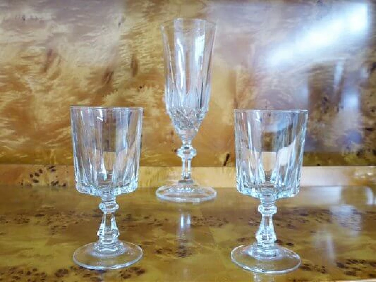 18 Bicchieri in cristallo, anni '70 1407270