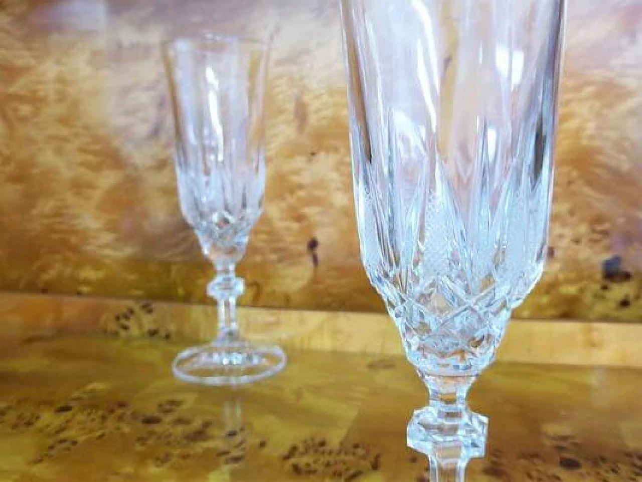 18 Bicchieri in cristallo, anni '70 1407273