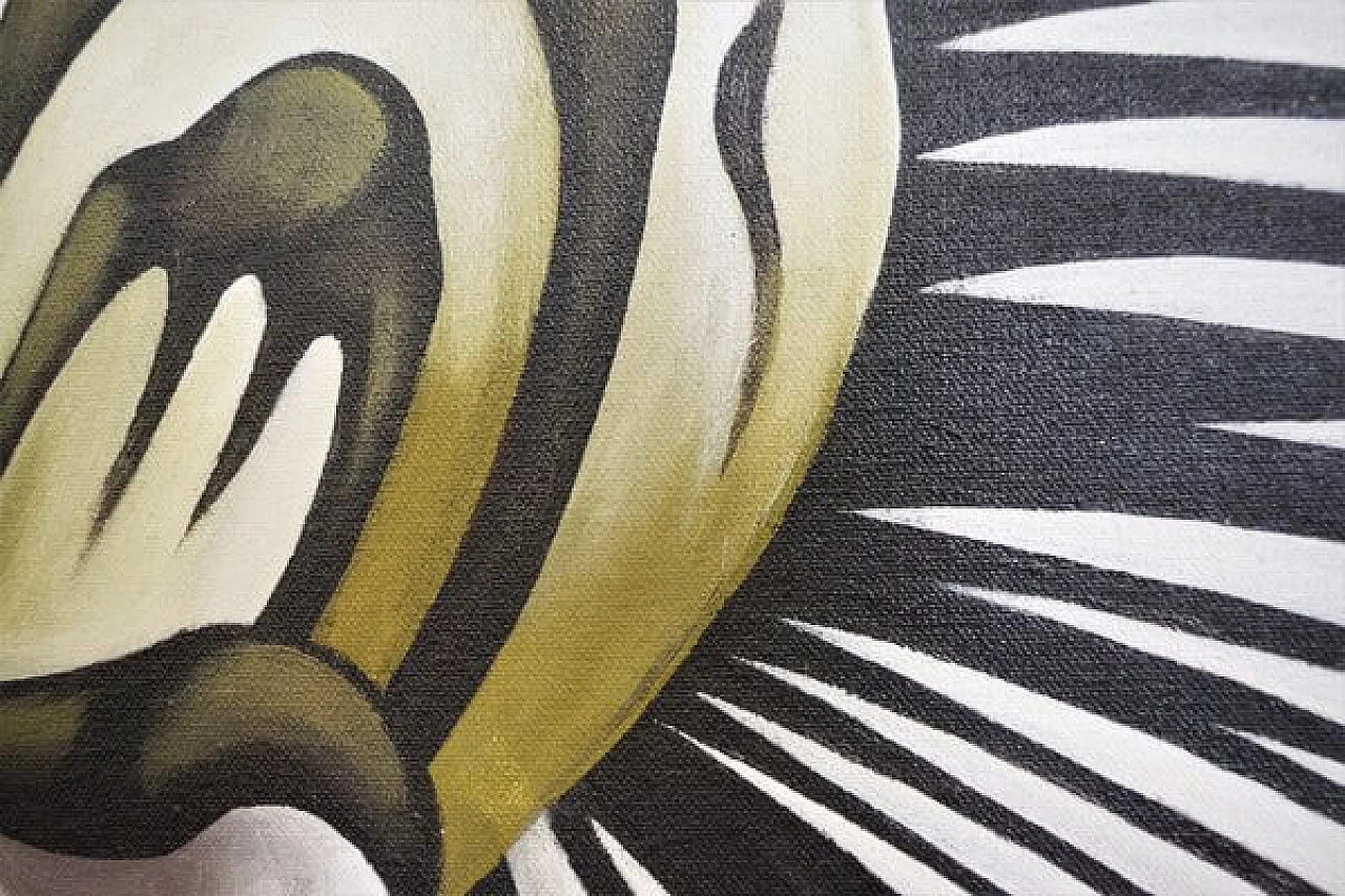 Zebra, painting on canvas, 2000s 1407292