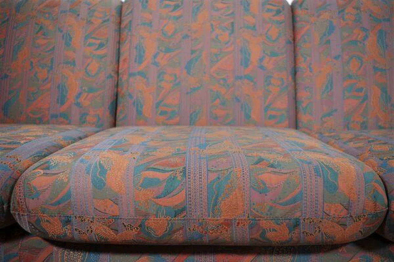 Pair of sofas with walnut structure, 1970s 1407304