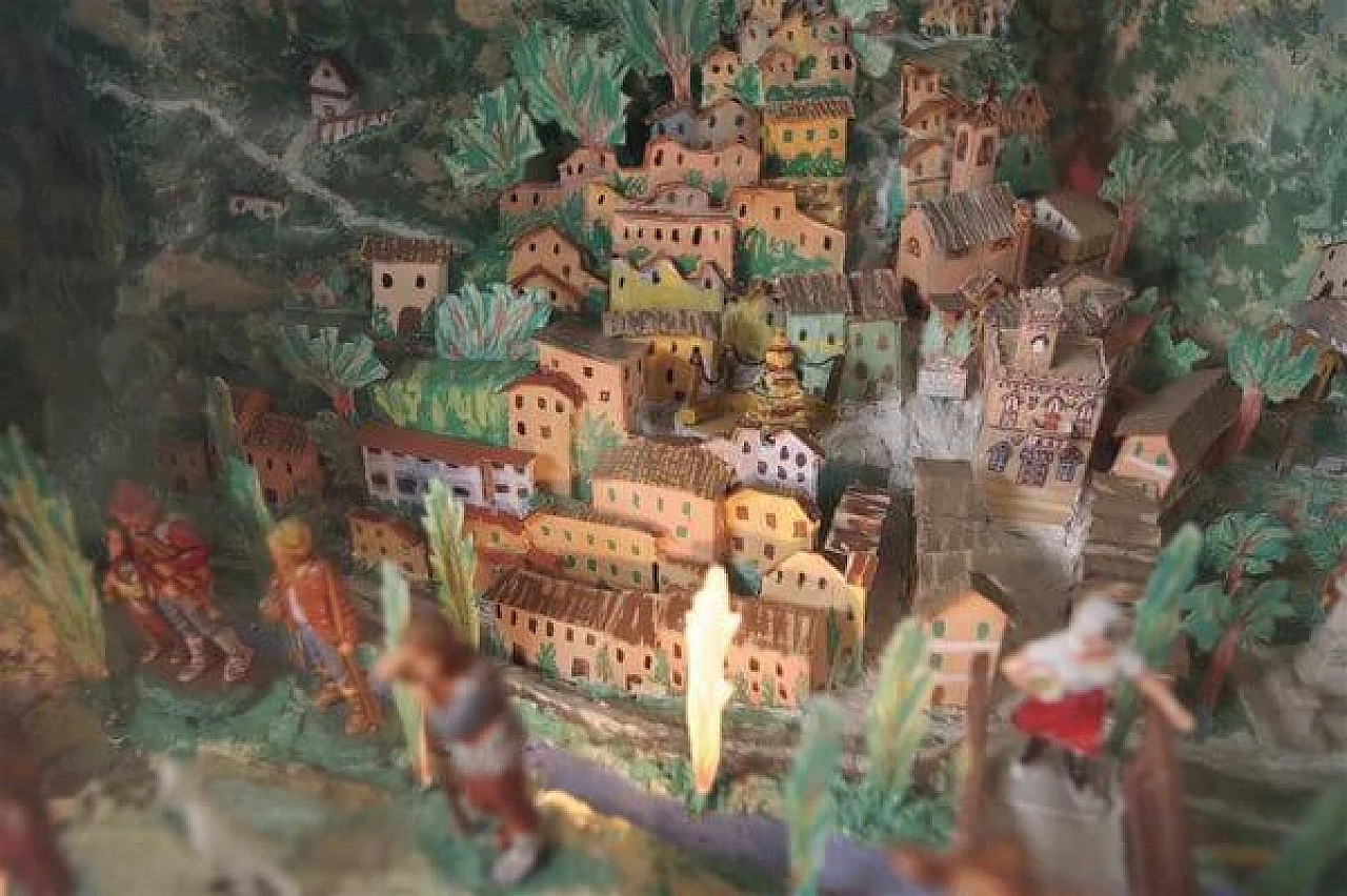 Televisore Grundig con presepe luminoso, anni '50 1407308