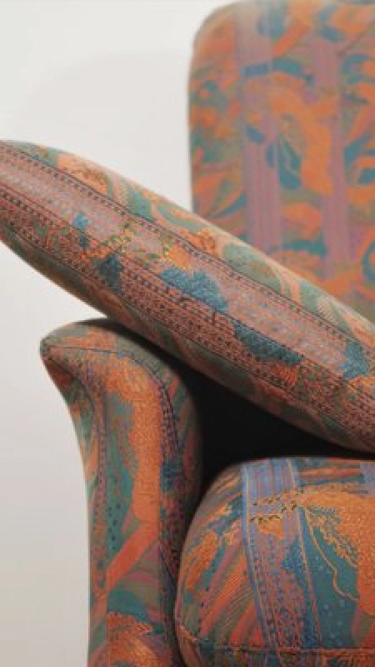 Pair of sofas with walnut structure, 1970s 1407309