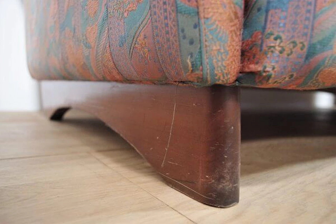 Pair of sofas with walnut structure, 1970s 1407315