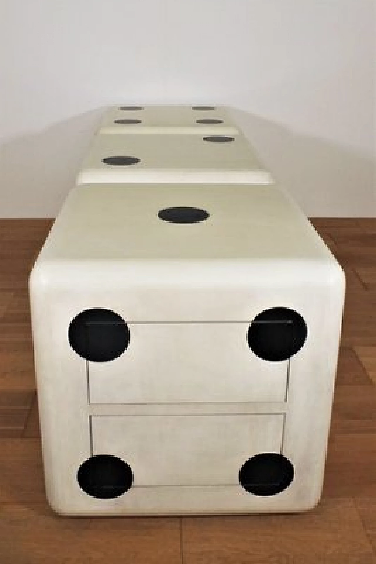 3 Cubes with wheels and two drawers, 1980s 1407320