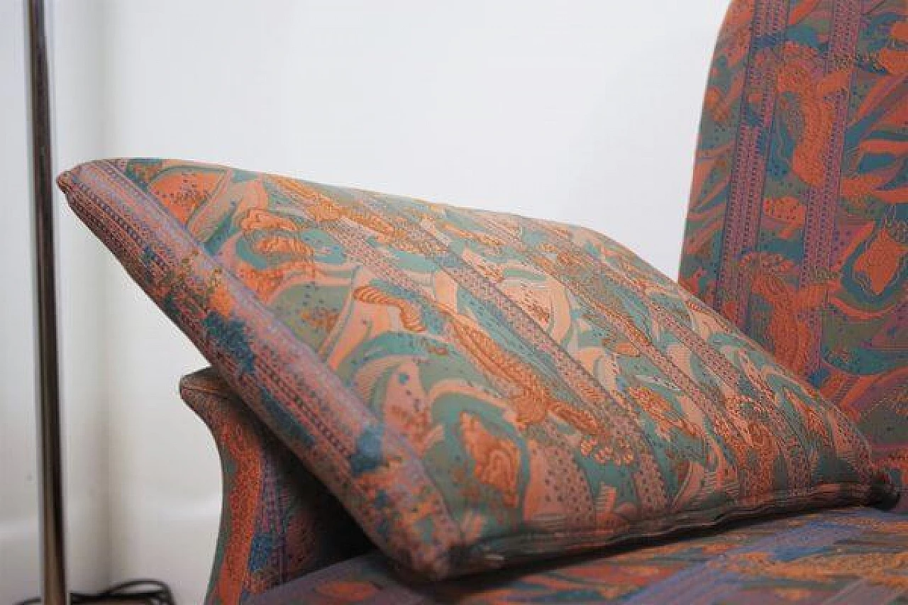 Pair of sofas with walnut structure, 1970s 1407327