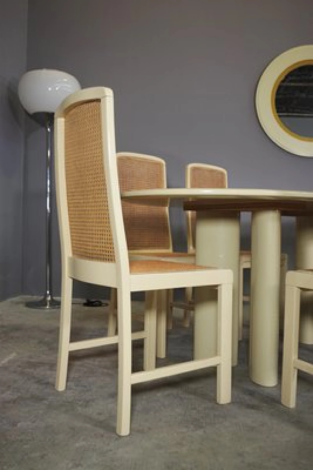Tavolo e 6 sedie di Mario Sabot, anni '70 1407331