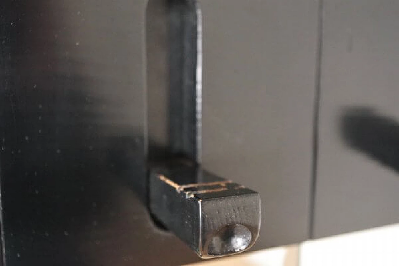 Pair of wall-mounted coat hangers with mirror, 1970s 1407337