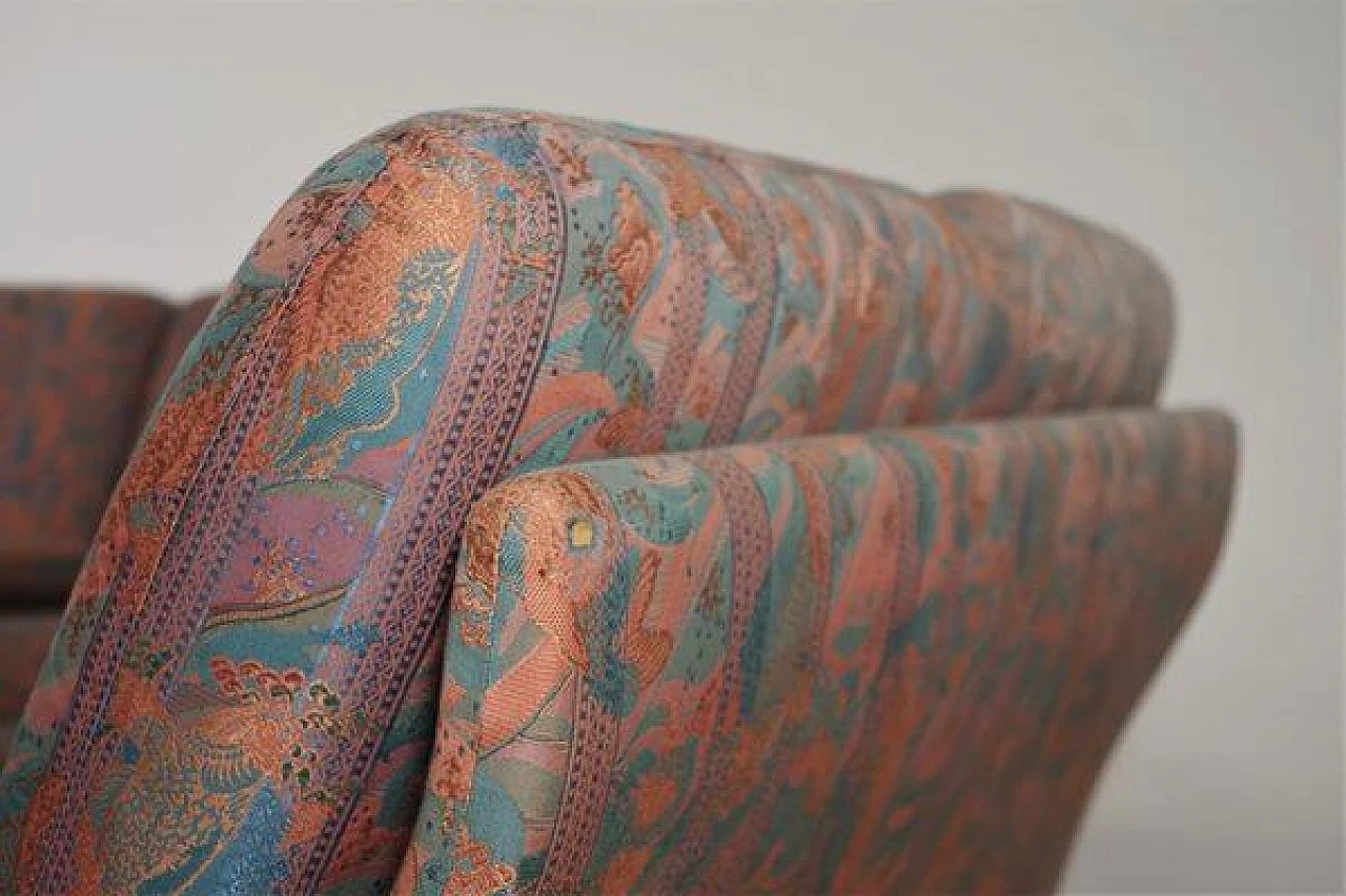 Pair of sofas with walnut structure, 1970s 1407355