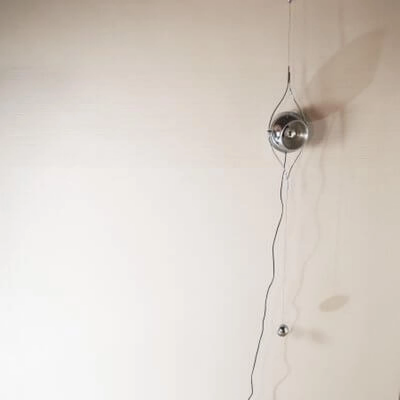 Steel pendant lamp by Goffredo Reggiani, 1960s 1407418