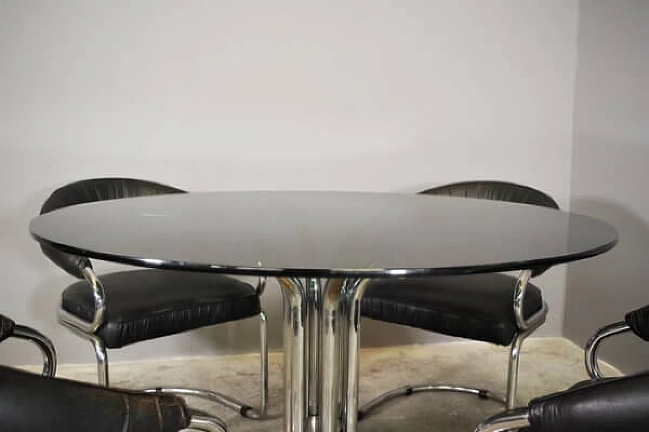 Tavolo e 4 sedie di Giotto Stoppino, anni '70 1407423