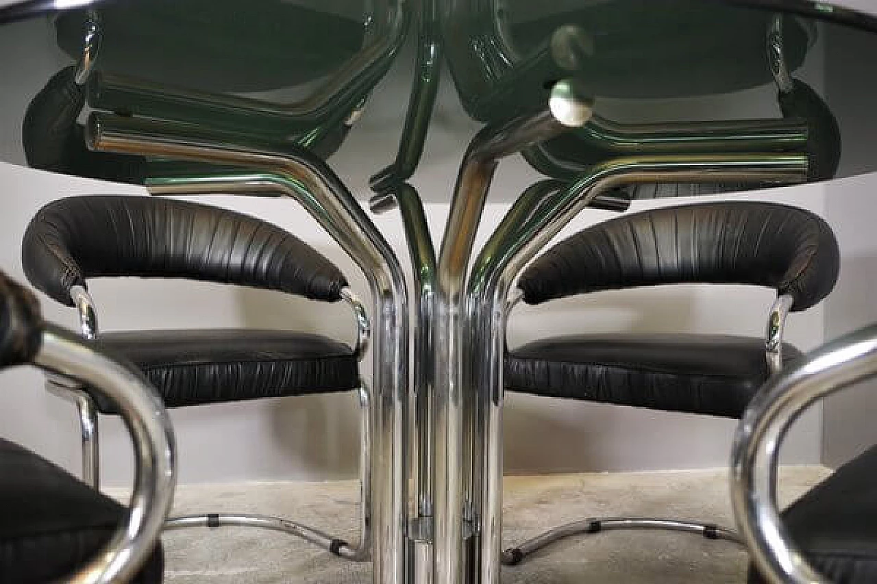 Tavolo e 4 sedie di Giotto Stoppino, anni '70 1407426