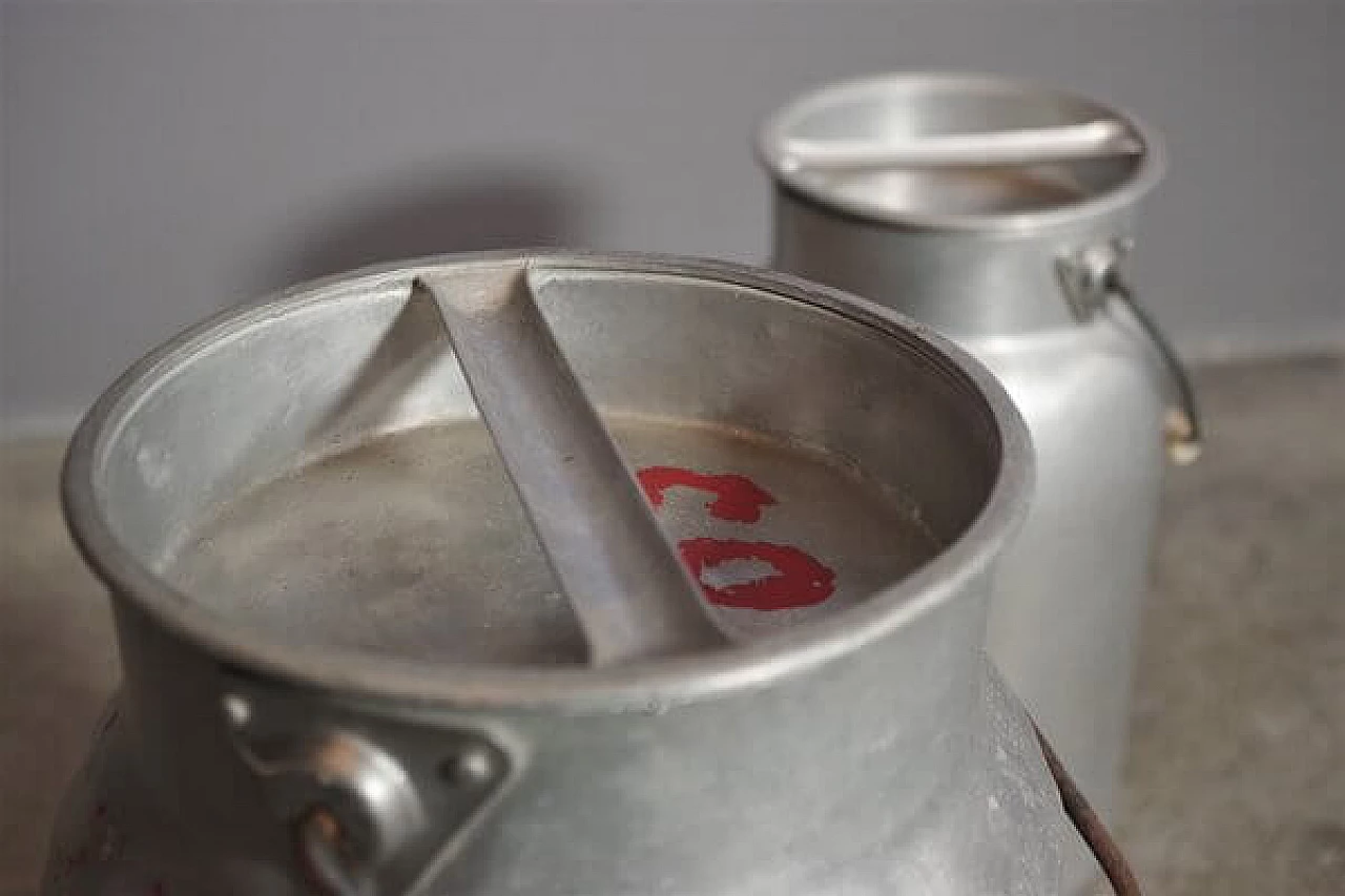 Coppia di contenitori per latte, anni '50 1407462