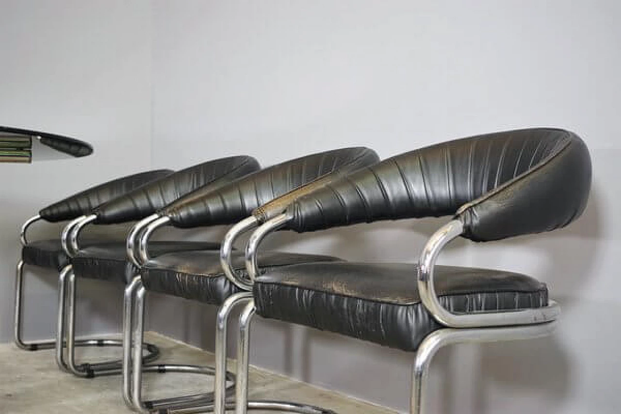 Tavolo e 4 sedie di Giotto Stoppino, anni '70 1407471