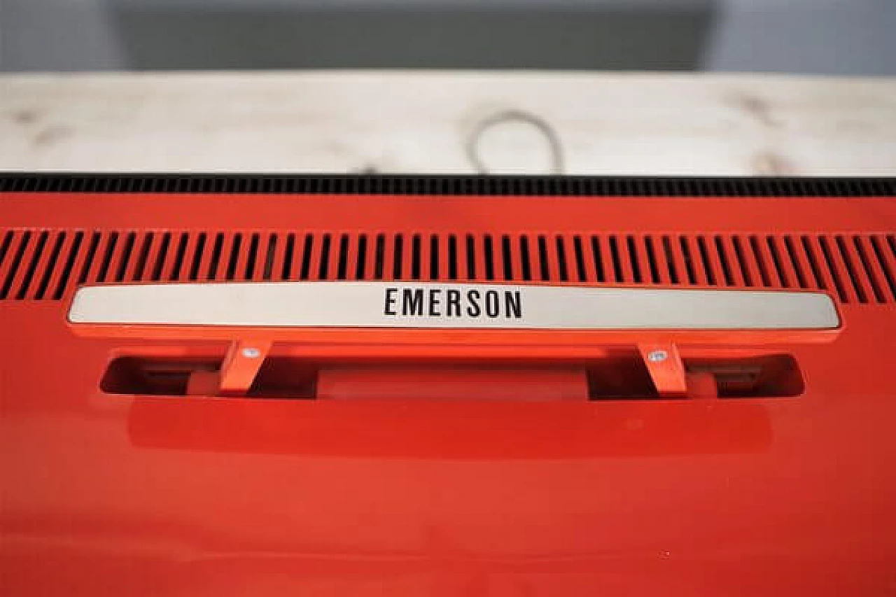 Emerson orange TV, 1970s 1407473
