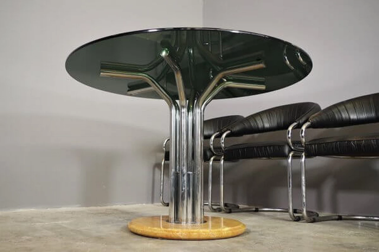 Tavolo e 4 sedie di Giotto Stoppino, anni '70 1407477