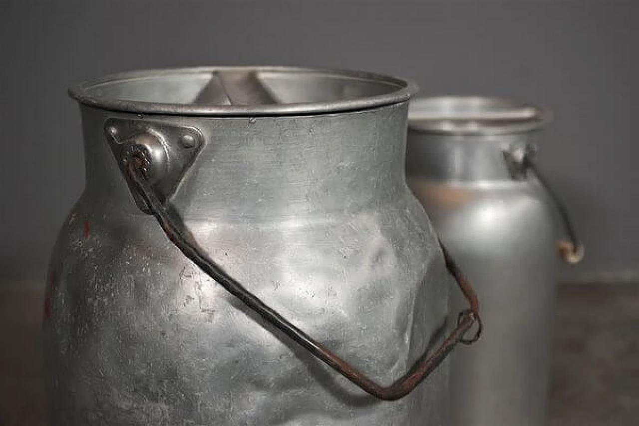 Coppia di contenitori per latte, anni '50 1407500