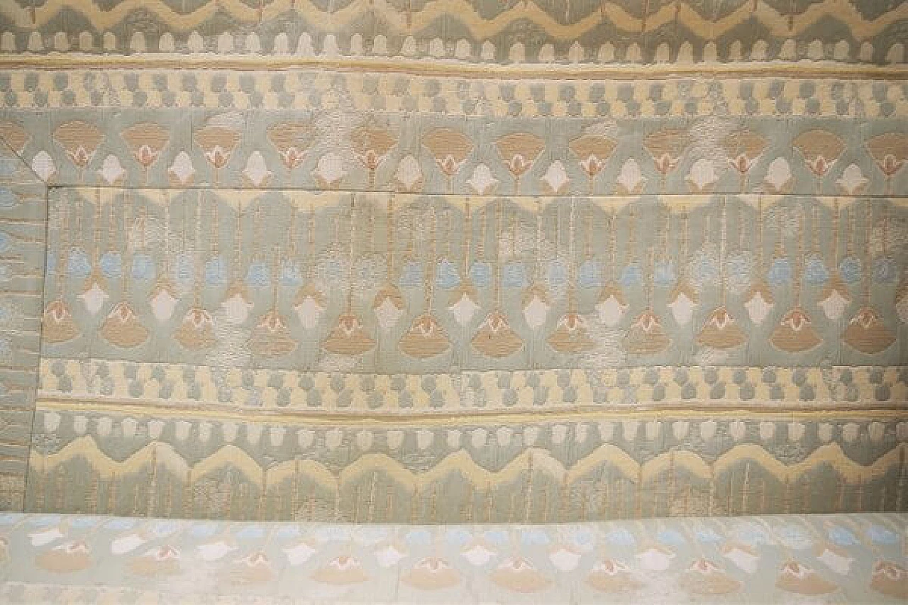 Two-piece modular sofa with carved wooden frame, 1950s 1407520