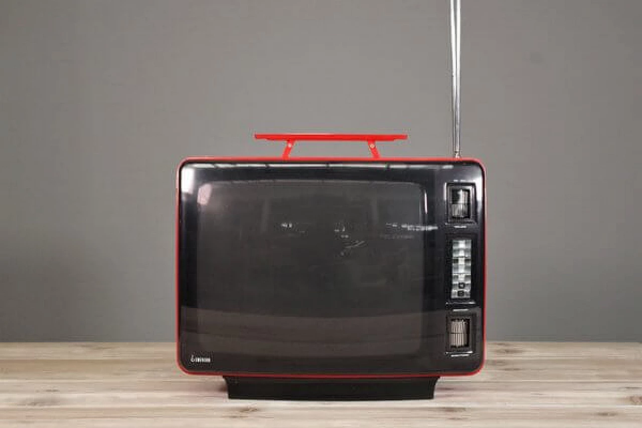 Emerson orange TV, 1970s 1407548