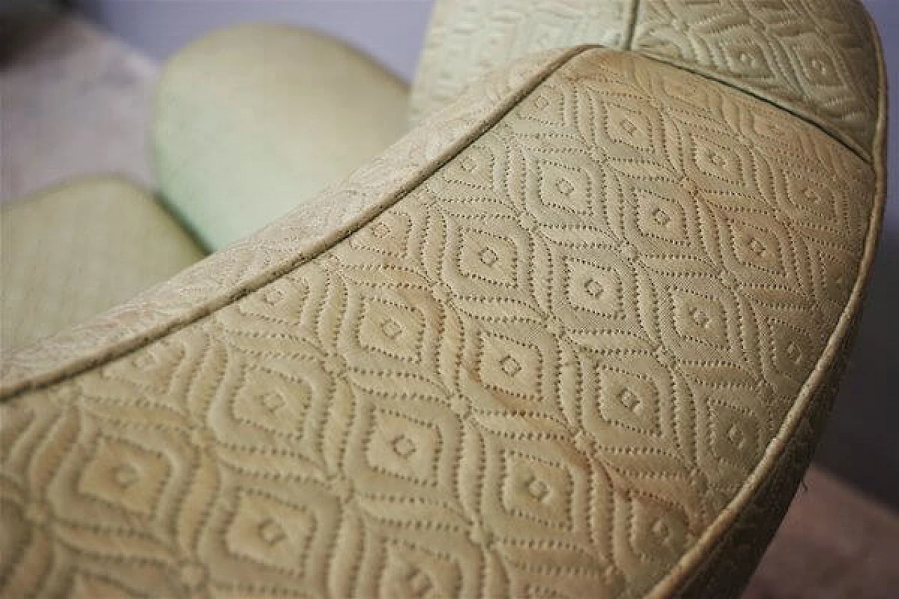 Pair of Polo Buffa style fan armchairs, 1950s 1407553