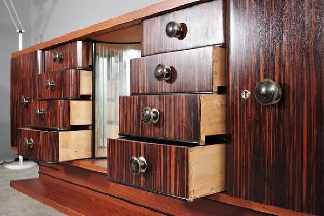 Pair of ebony sideboards, 1940s 1407596