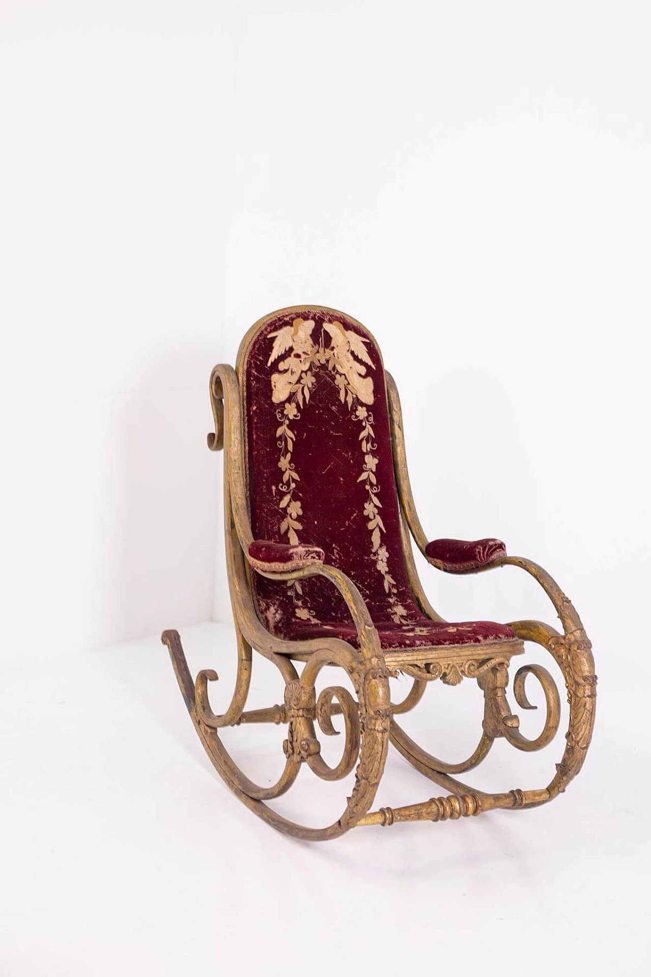 Sedia a dondolo di Anton Fix e Micheal Thonet, del '800 1407756