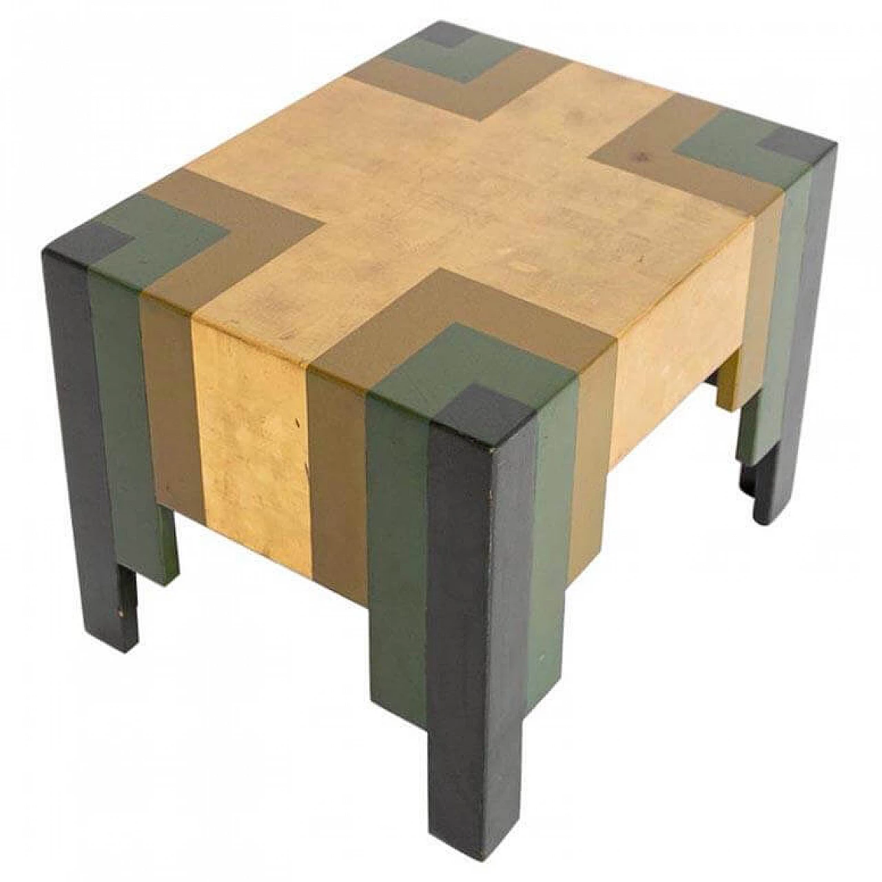 Tavolino giapponese di Paul Follot in legno conciato, anni '20 1407922