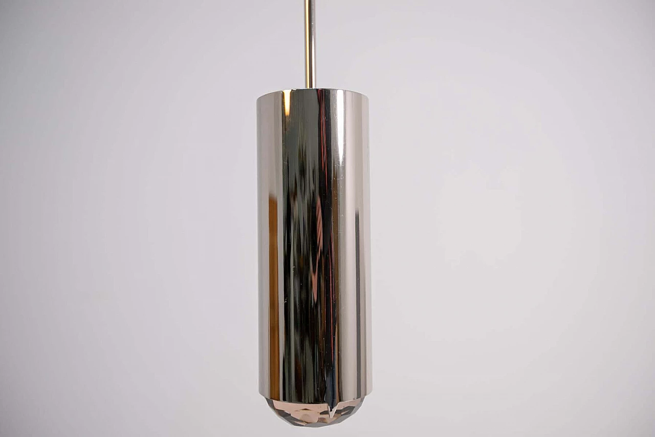 Brass and pink glass ceiling lamp by Ghirò Studio, 2000s 1408491