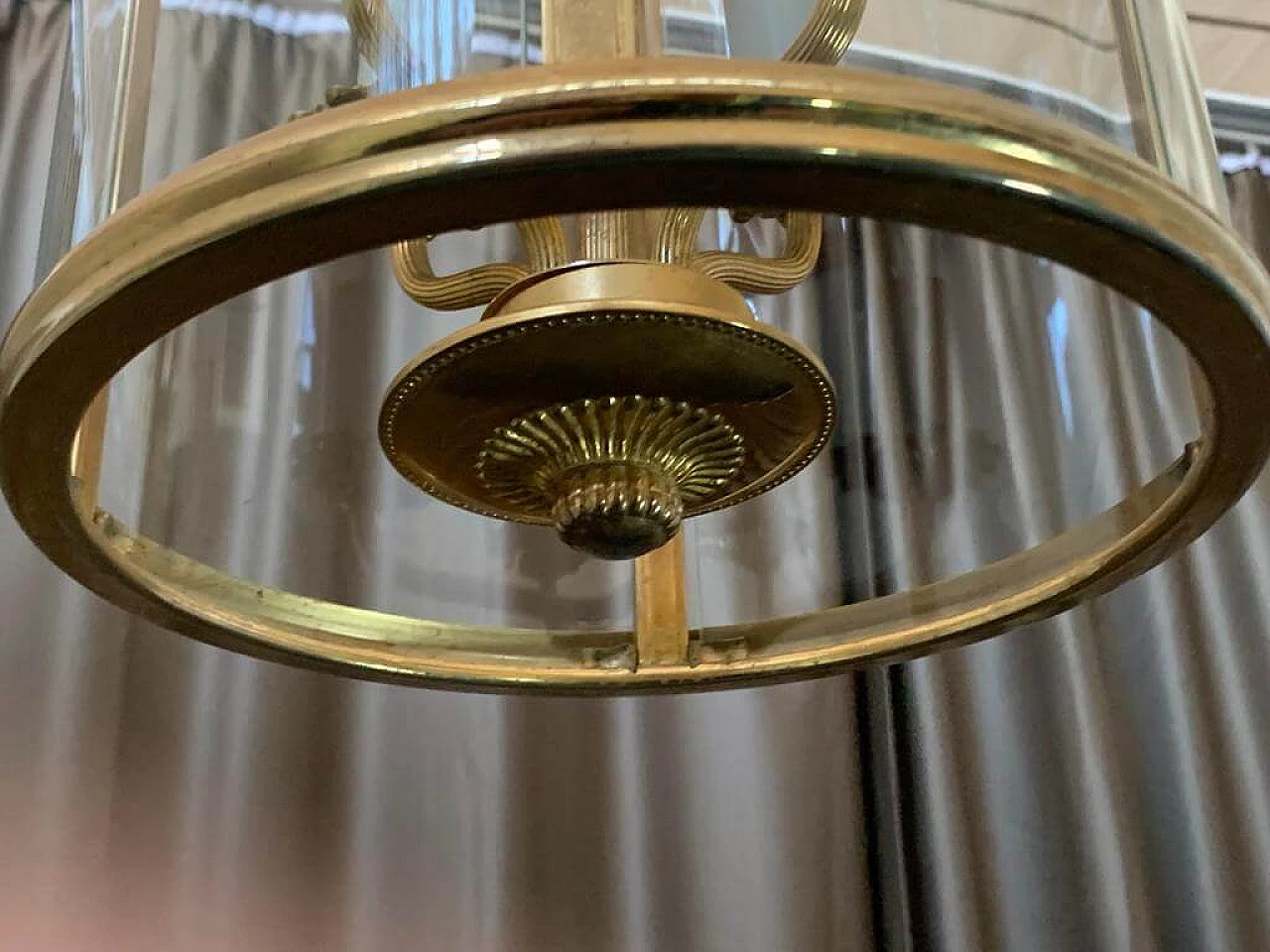 Brass lantern by Gaetano Sciolari, 1970s 1408628