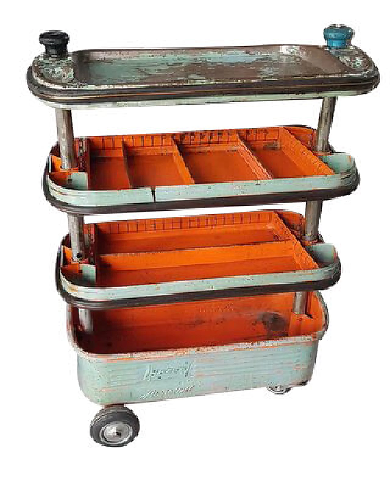 Carrello industriale porta attrezzi, anni '60 1408696