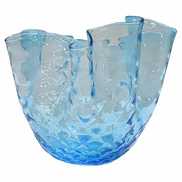 Murano glass handkerchief vase, 1950s