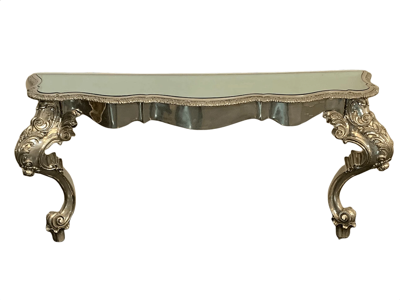 Eclectic metal console table designed by Piero Figura for Atena, 80s 1410209