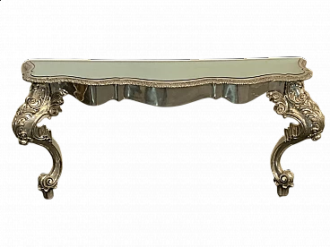 Eclectic metal console table designed by Piero Figura for Atena, 80s