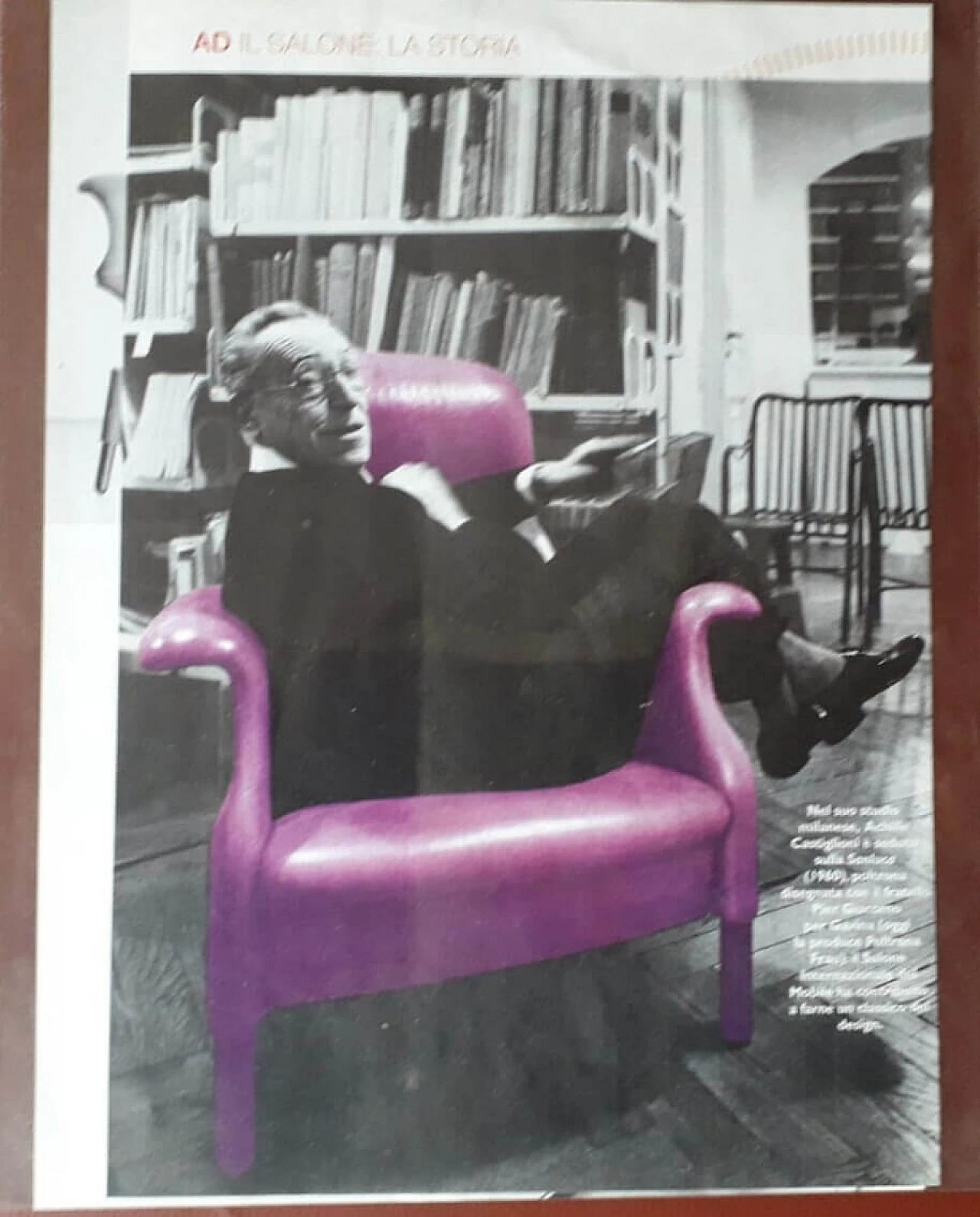 San Luca armchair first edition by Fratelli Castiglioni for Bernini, 1960s 1410555