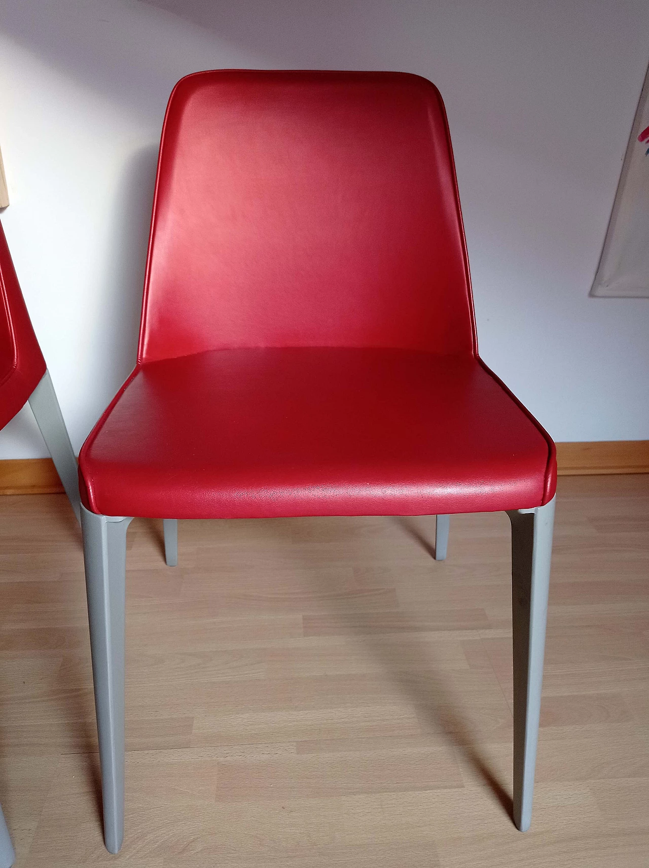 Coppia di sedie Ester Basic 691 in pelle di Patrick Jouin per Pedrali 1410793