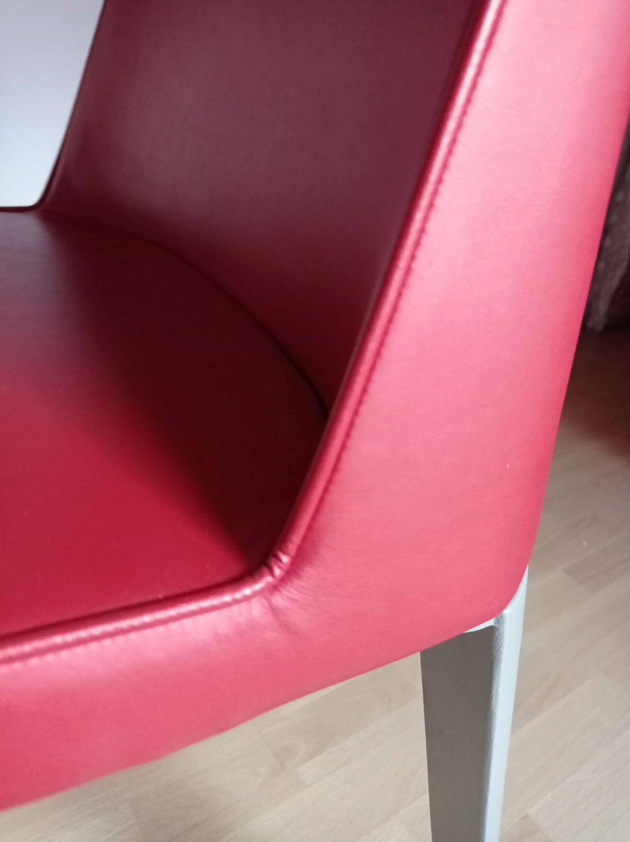 Coppia di sedie Ester Basic 691 in pelle di Patrick Jouin per Pedrali 1410842