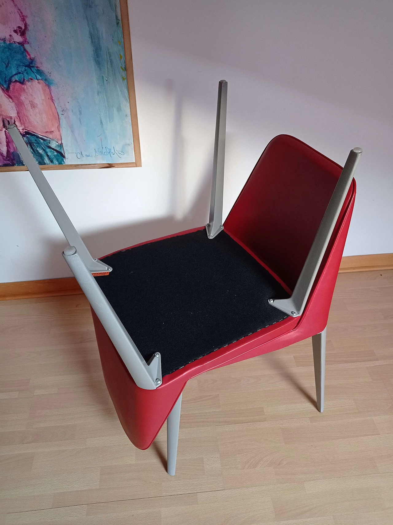 Coppia di sedie Ester Basic 691 in pelle di Patrick Jouin per Pedrali 1410848