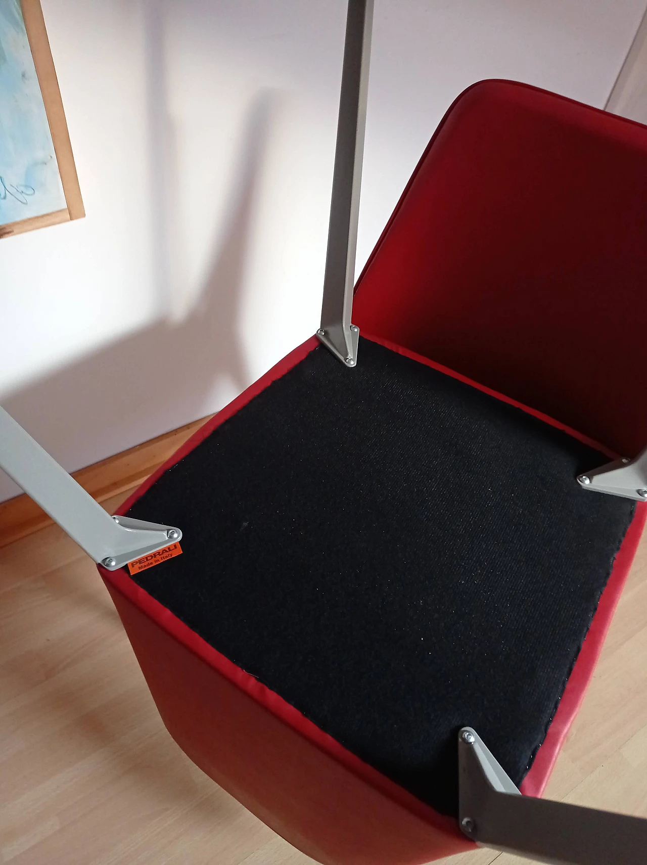 Coppia di sedie Ester Basic 691 in pelle di Patrick Jouin per Pedrali 1410849