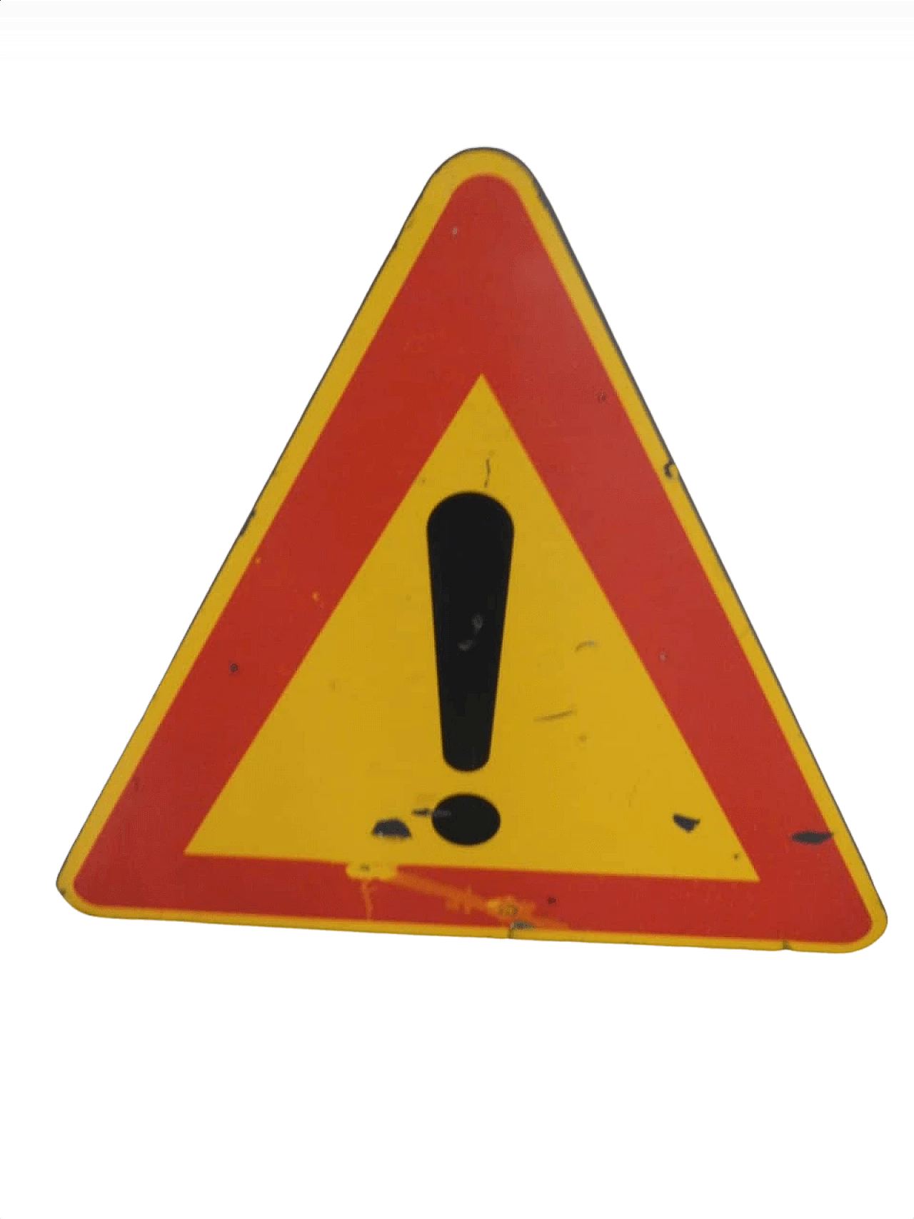 Segnale stradale di pericolo, anni '80 1411738