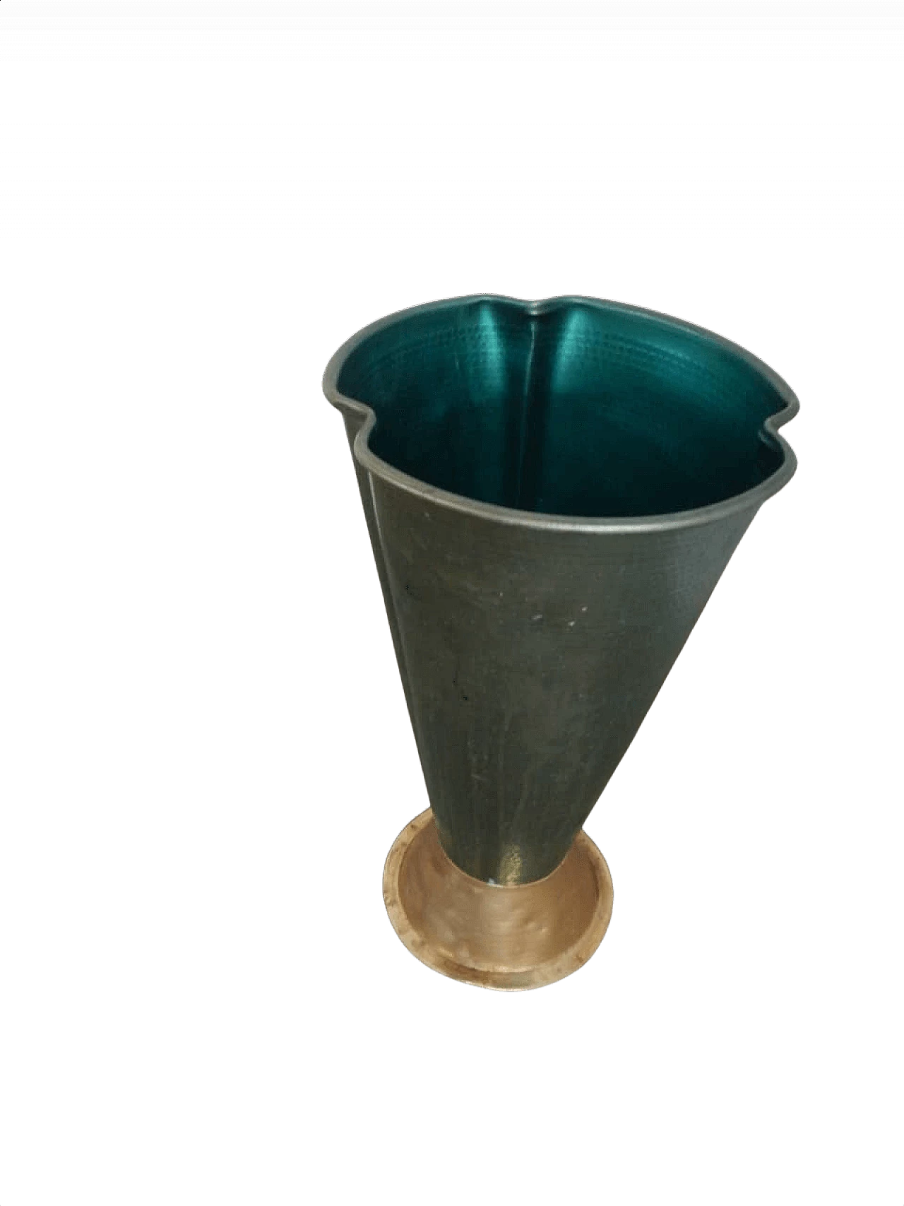 Portaombrelli in alluminio verde, anni '70 1411740