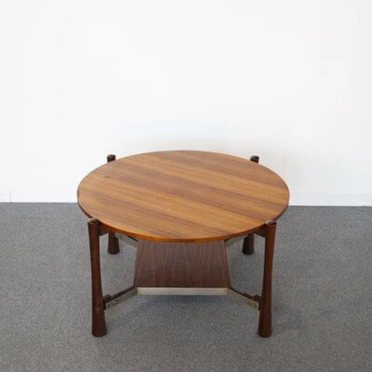 Formanova style coffee table in teak and steel, 1960s 1412272