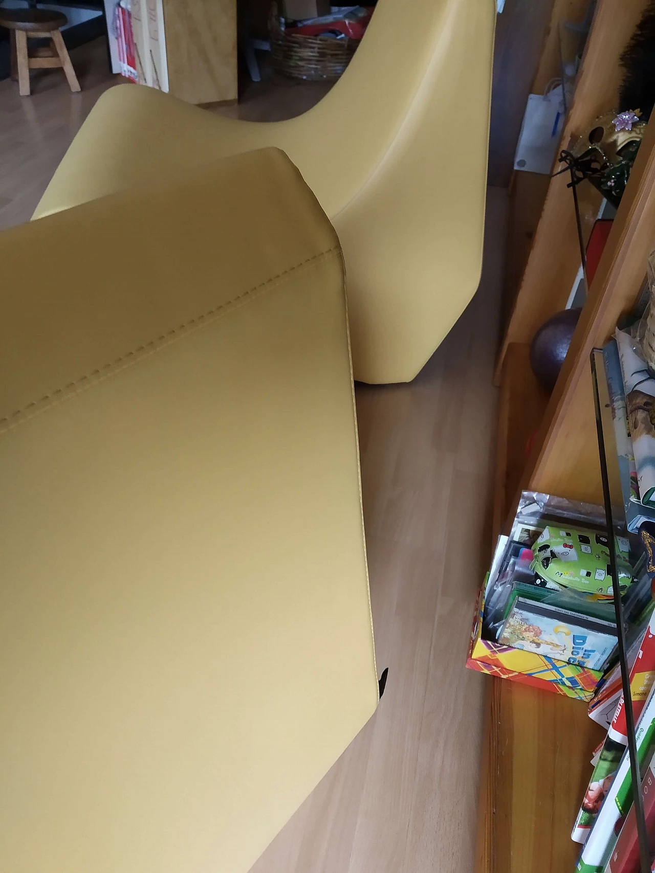 Coppia di poltrone Stones modulari in pelle di Fulvio Bulfoni per La Cividina 1412425