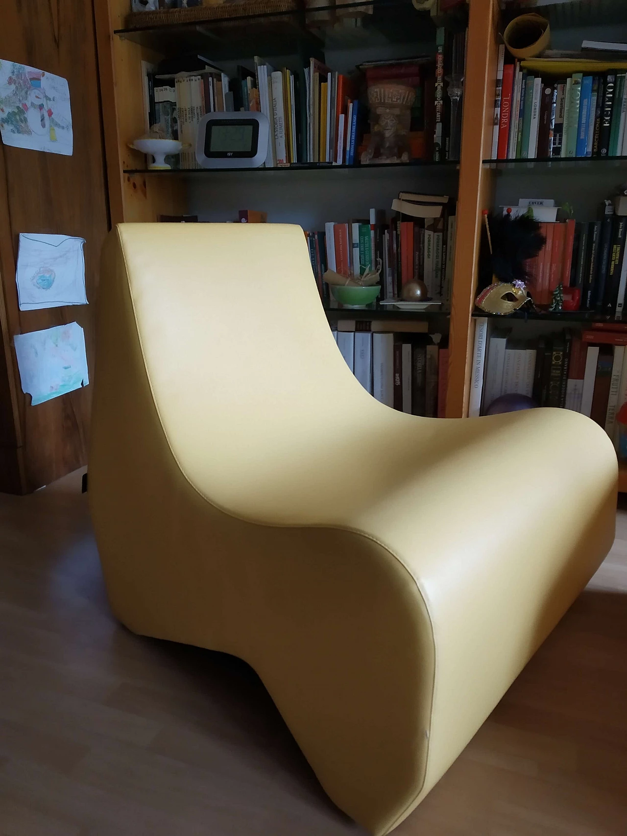 Pair of Stones modular leather armchairs by Fulvio Bulfoni for La Cividina 1412433