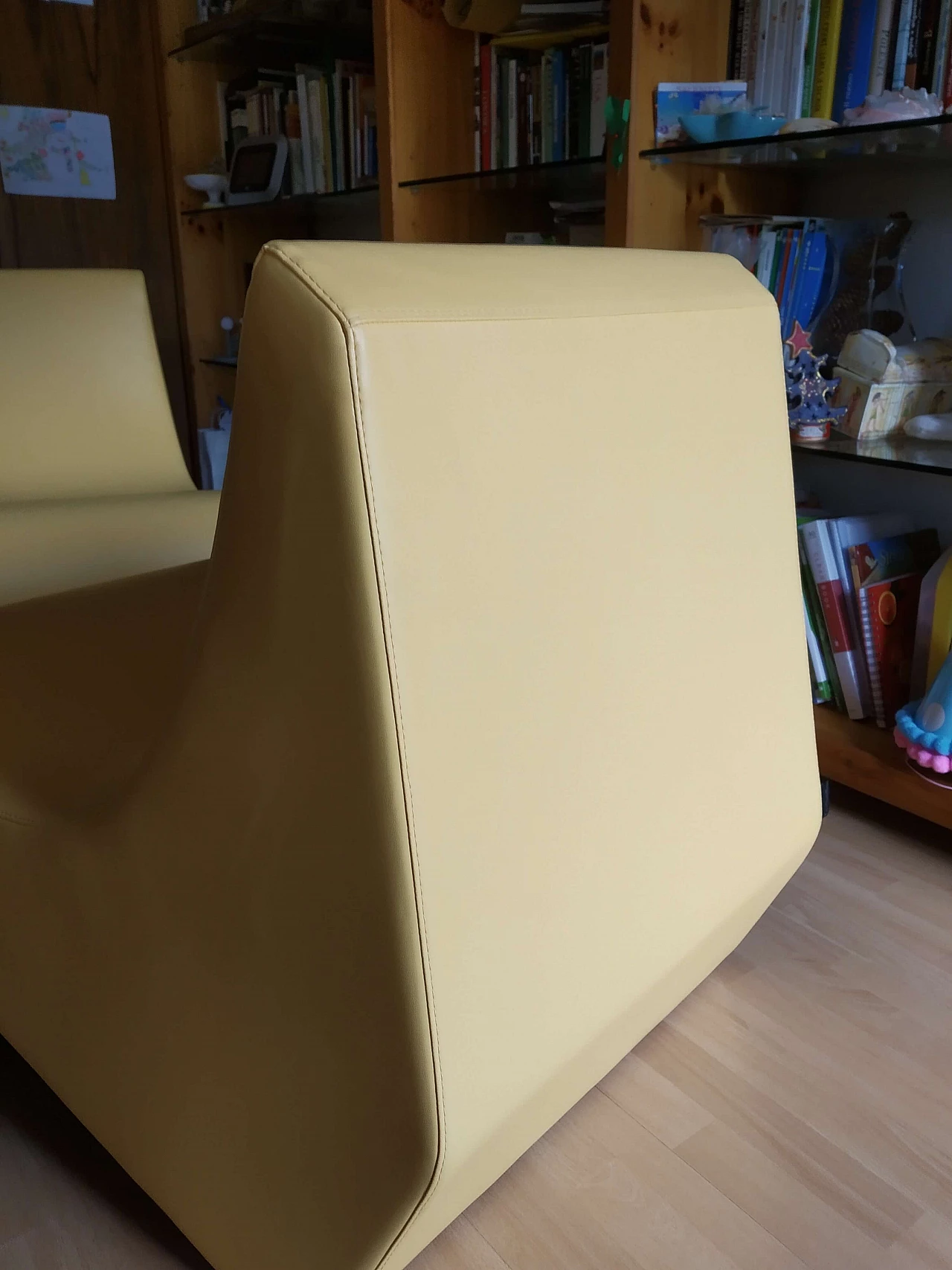 Coppia di poltrone Stones modulari in pelle di Fulvio Bulfoni per La Cividina 1412448