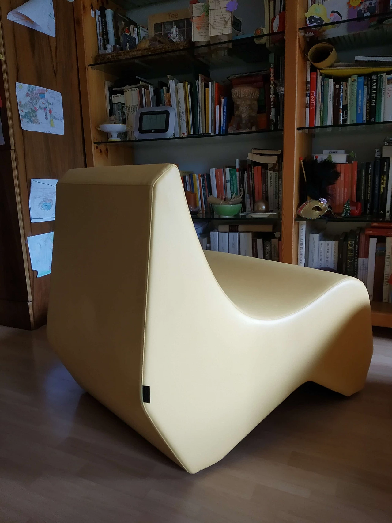 Coppia di poltrone Stones modulari in pelle di Fulvio Bulfoni per La Cividina 1412458