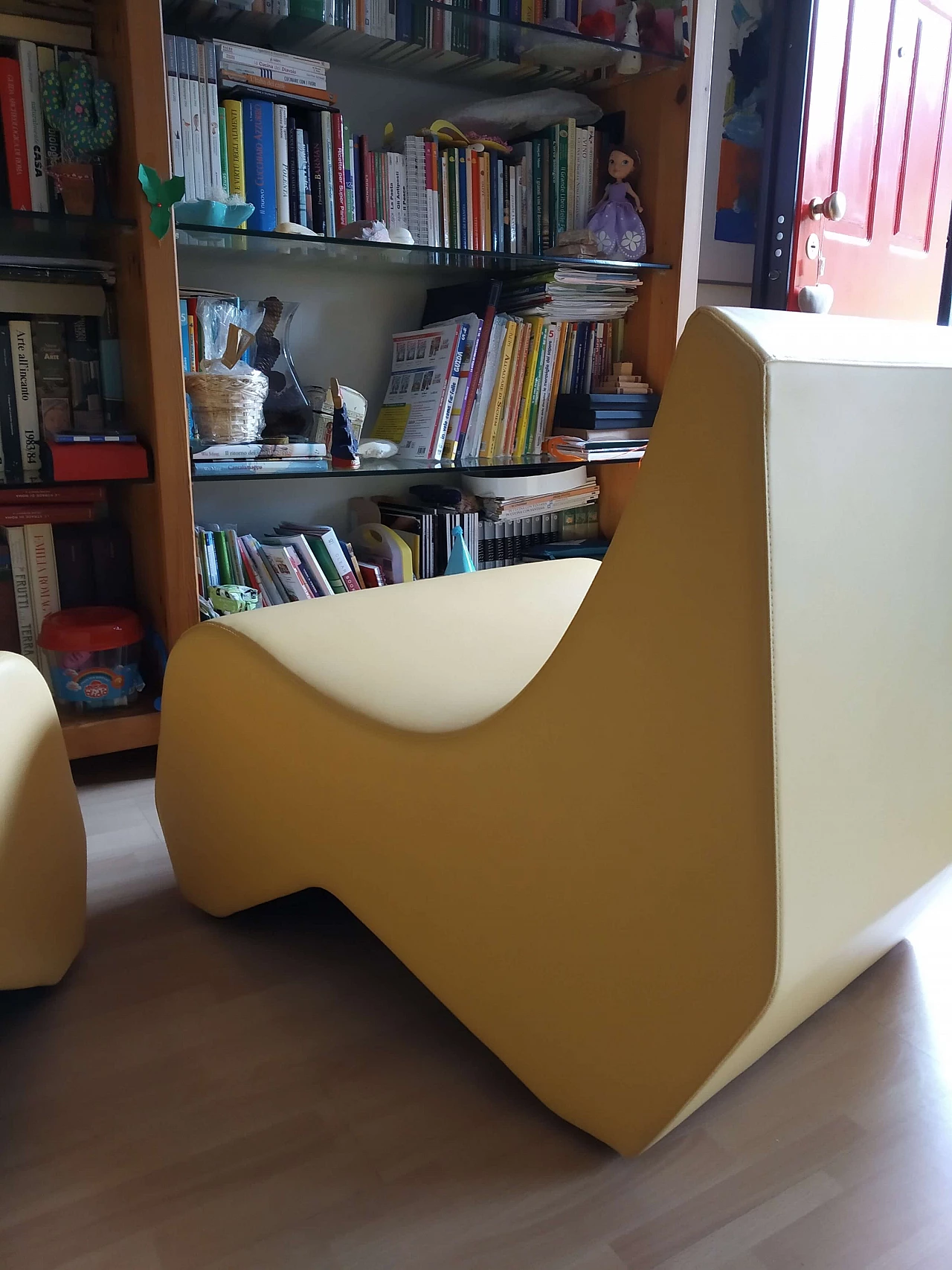 Pair of Stones modular leather armchairs by Fulvio Bulfoni for La Cividina 1412459