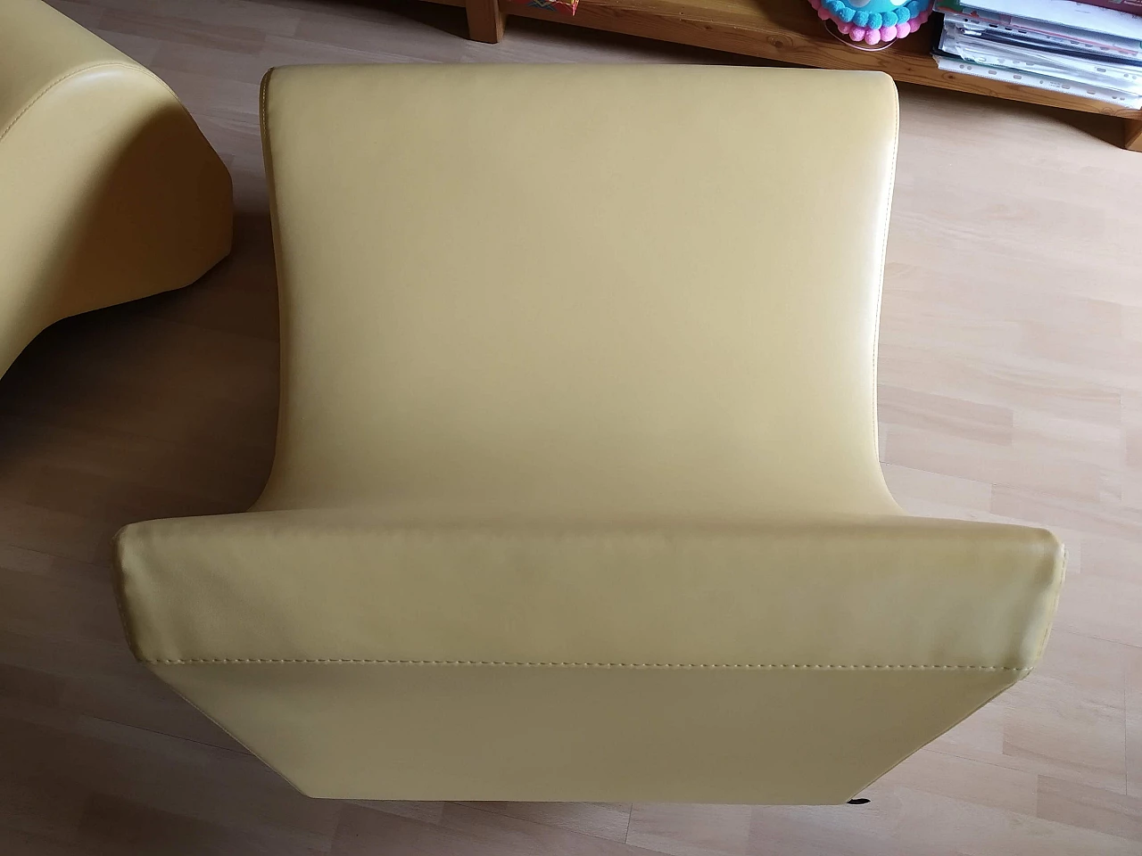 Coppia di poltrone Stones modulari in pelle di Fulvio Bulfoni per La Cividina 1412470