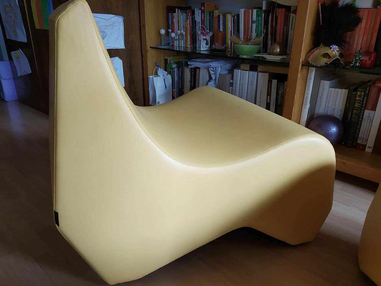 Coppia di poltrone Stones modulari in pelle di Fulvio Bulfoni per La Cividina 1412472