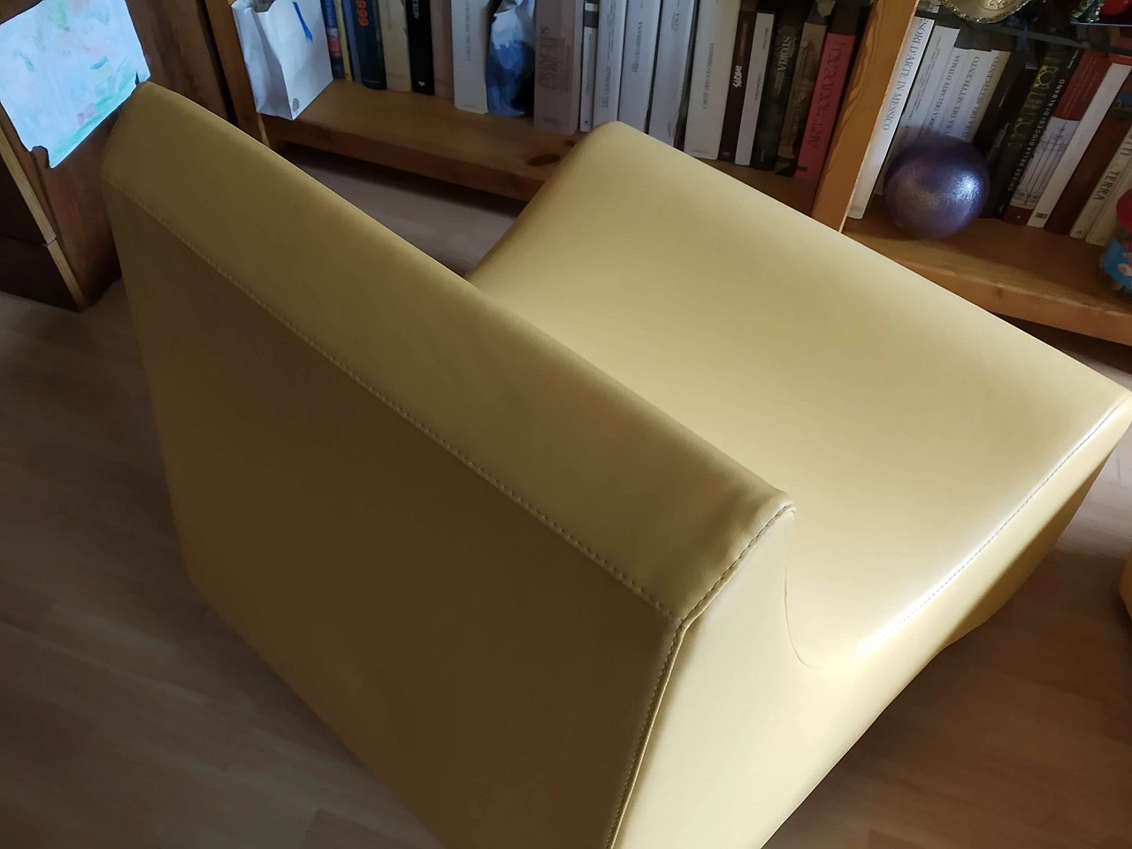 Coppia di poltrone Stones modulari in pelle di Fulvio Bulfoni per La Cividina 1412473