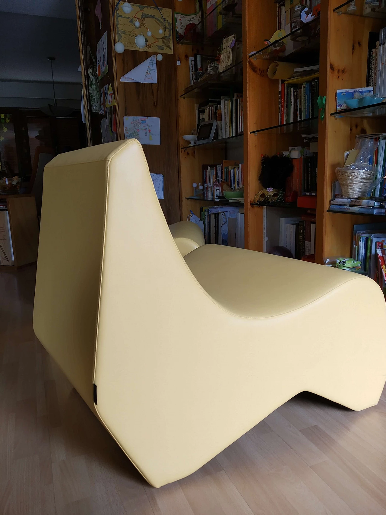 Coppia di poltrone Stones modulari in pelle di Fulvio Bulfoni per La Cividina 1412476